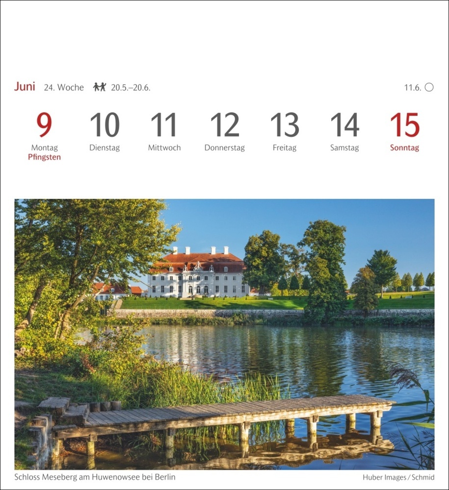 Bild: 9783840035241 | Oasen der Stille Postkartenkalender 2025 - Wochenkalender mit 53...