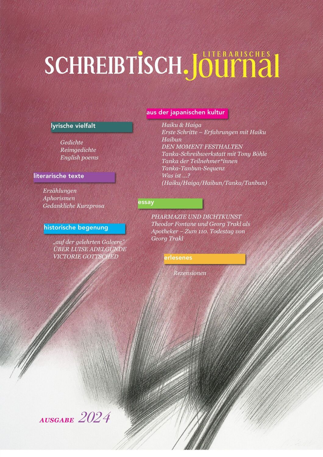 Cover: 9783689350062 | SCHREIBTISCH | Literarisches Journal - Ausgabe 2024 | Karina Lotz