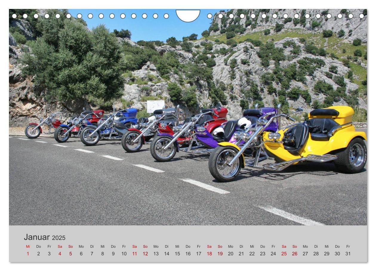 Bild: 9783435448616 | Trikes - Unterwegs auf drei Rädern (Wandkalender 2025 DIN A4 quer),...