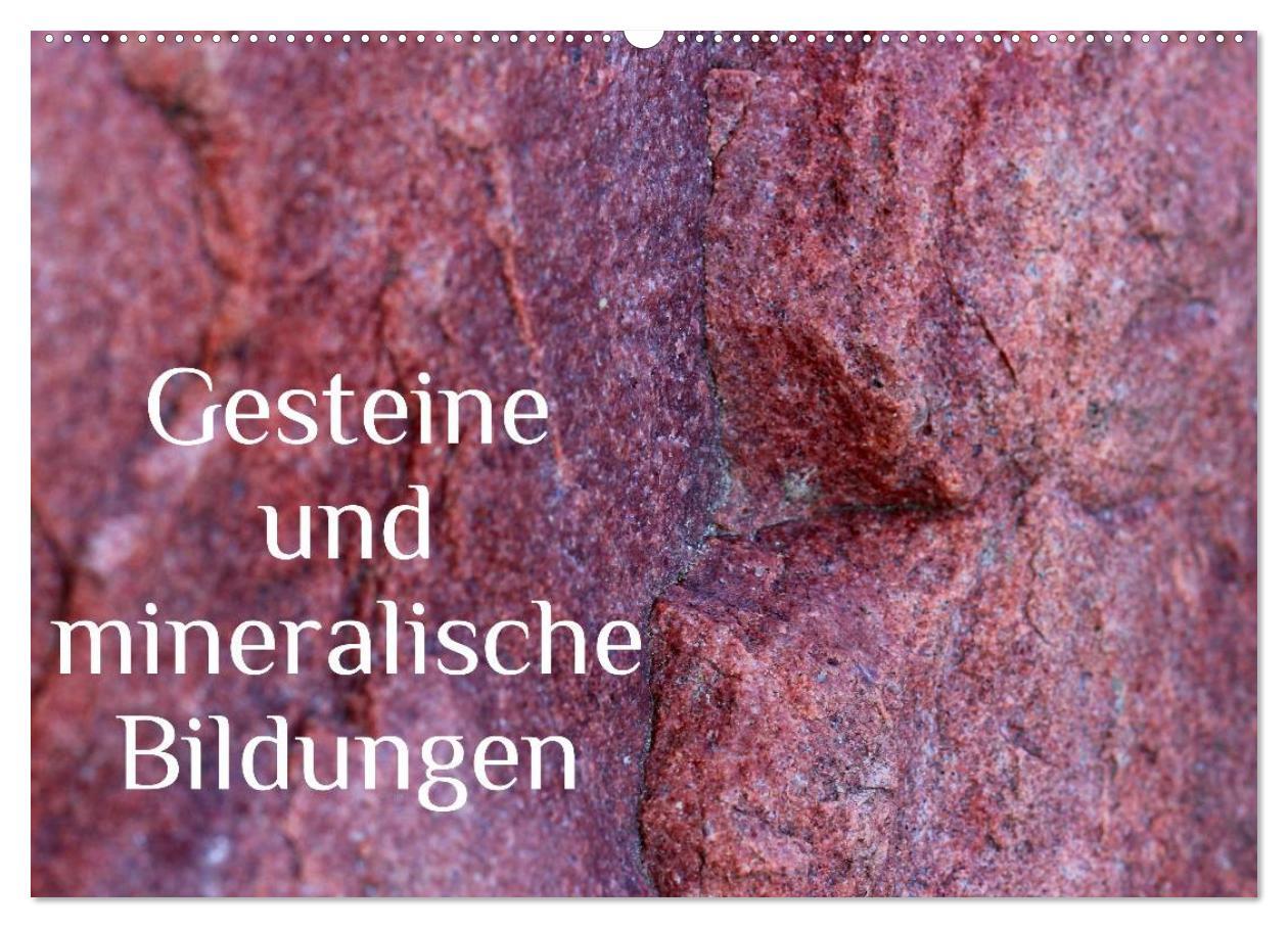 Cover: 9783435676026 | Gesteine und mineralische Bildungen (Wandkalender 2025 DIN A2...