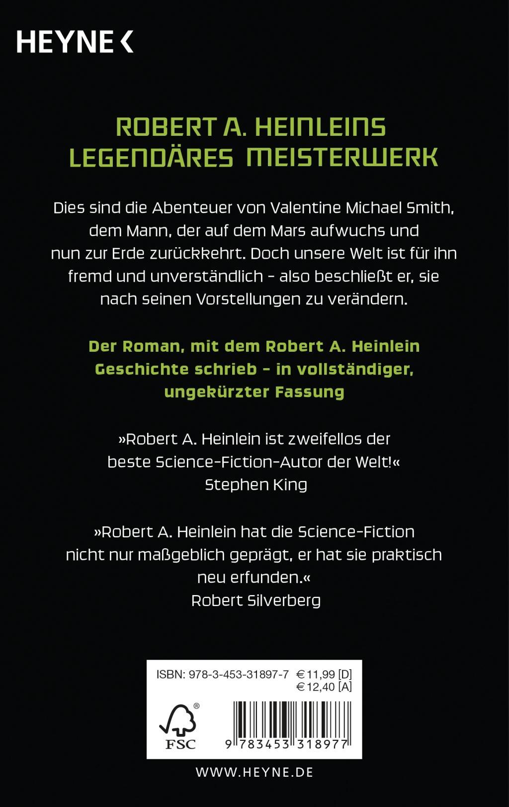 Bild: 9783453318977 | Fremder in einer fremden Welt | Robert A. Heinlein | Taschenbuch