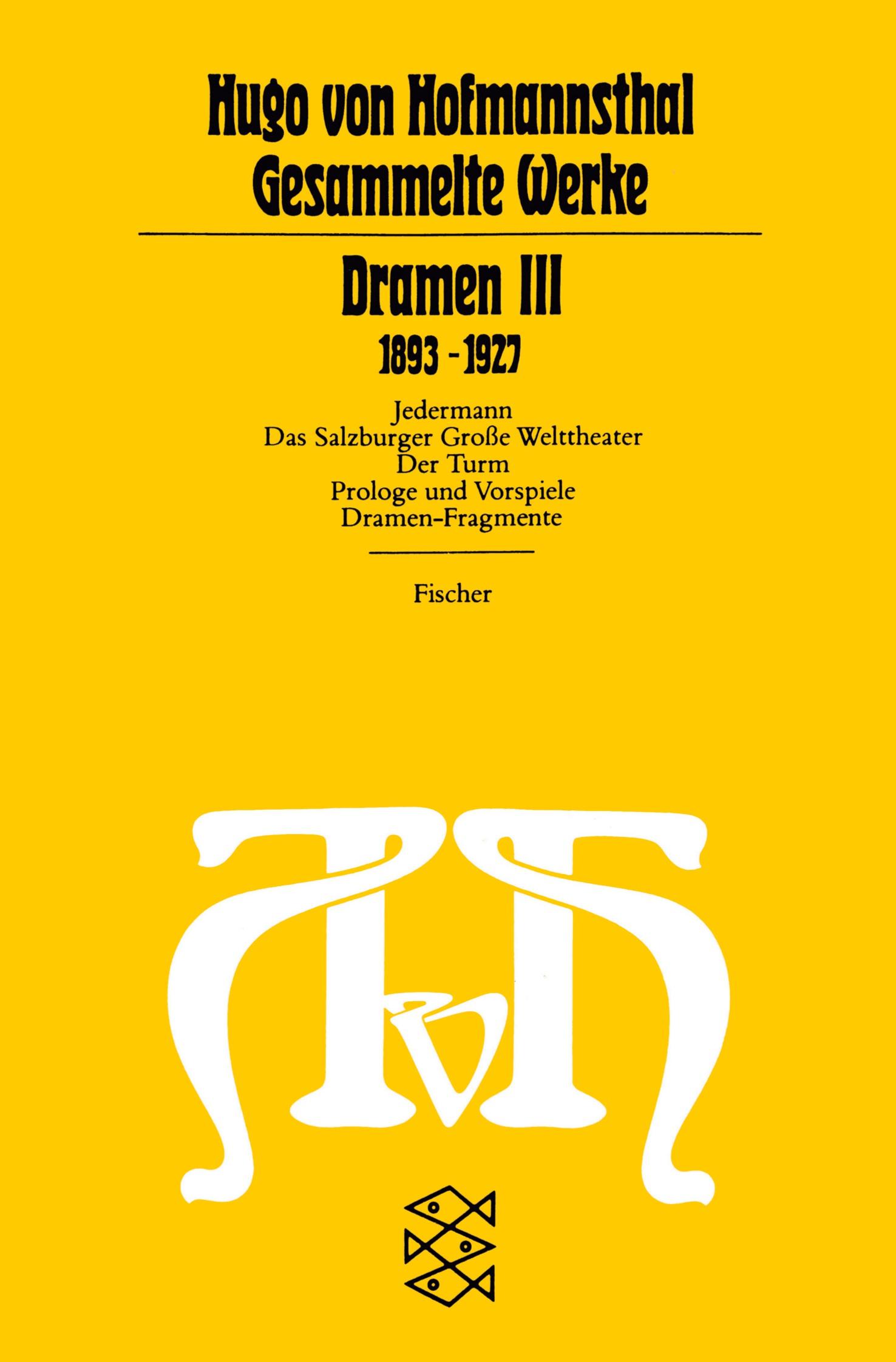 Cover: 9783596221615 | Dramen III | (1893-1927) | Hugo Von Hofmannsthal | Taschenbuch | 1979