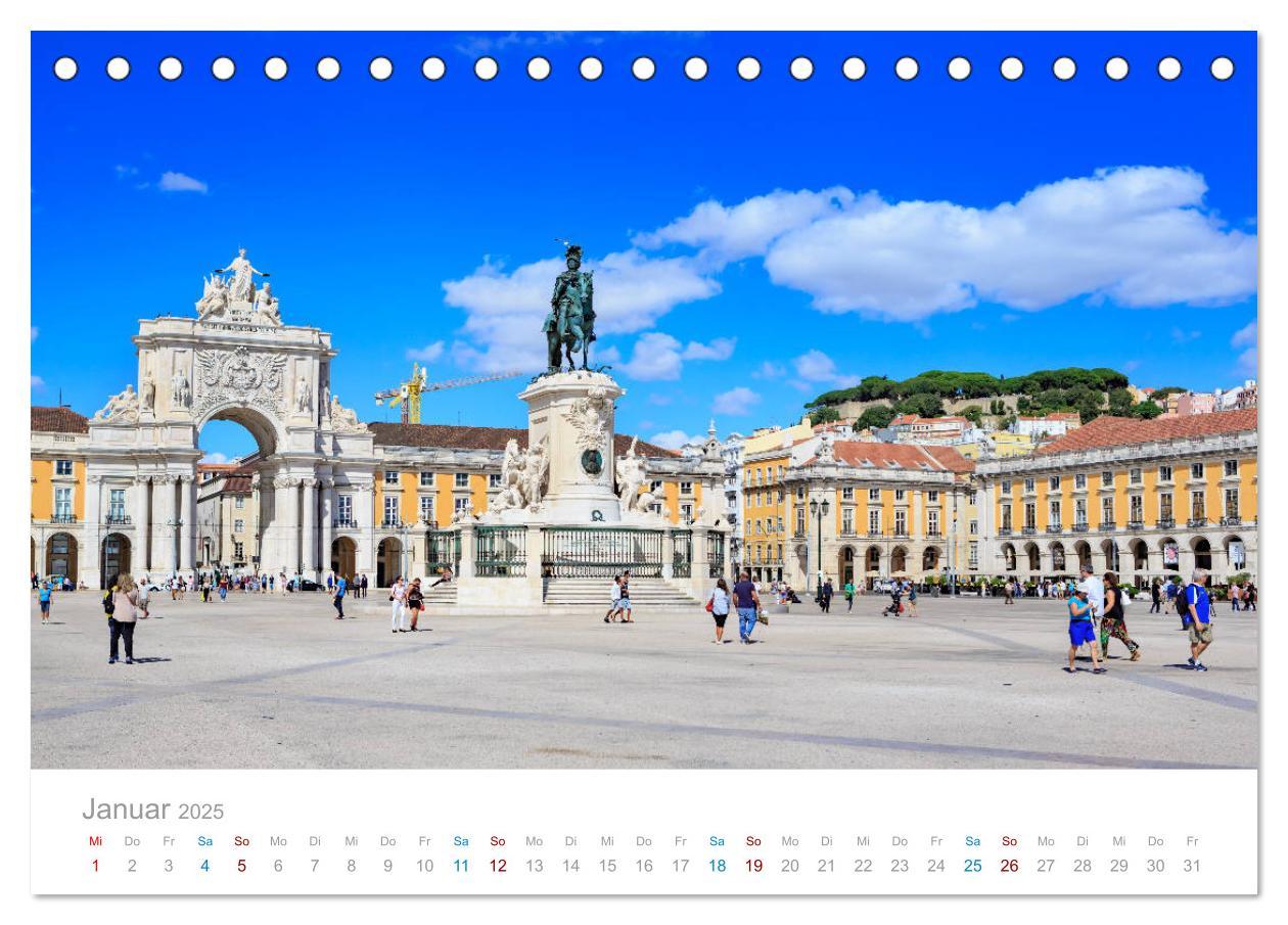 Bild: 9783435244256 | Lissabon - Stadt der Könige (Tischkalender 2025 DIN A5 quer),...