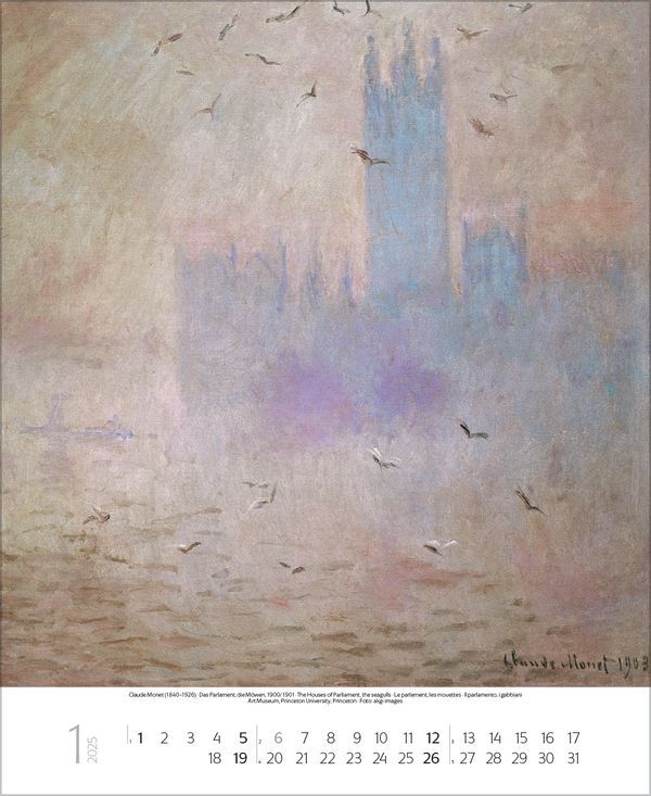 Bild: 9783731878377 | Claude Monet 2025 | Korsch Verlag | Kalender | Spiralbindung | 14 S.