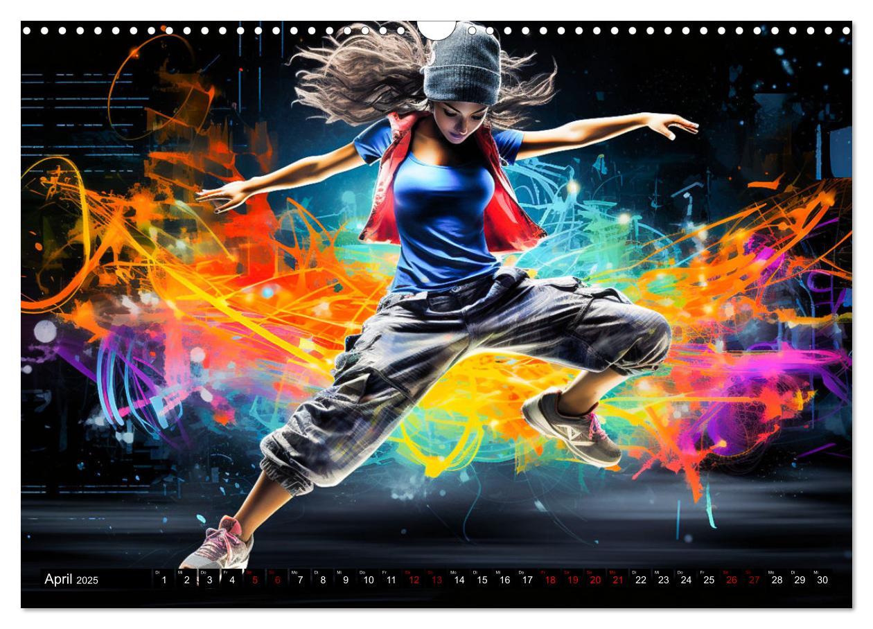 Bild: 9783383877179 | Color Dance Art (Wandkalender 2025 DIN A3 quer), CALVENDO...