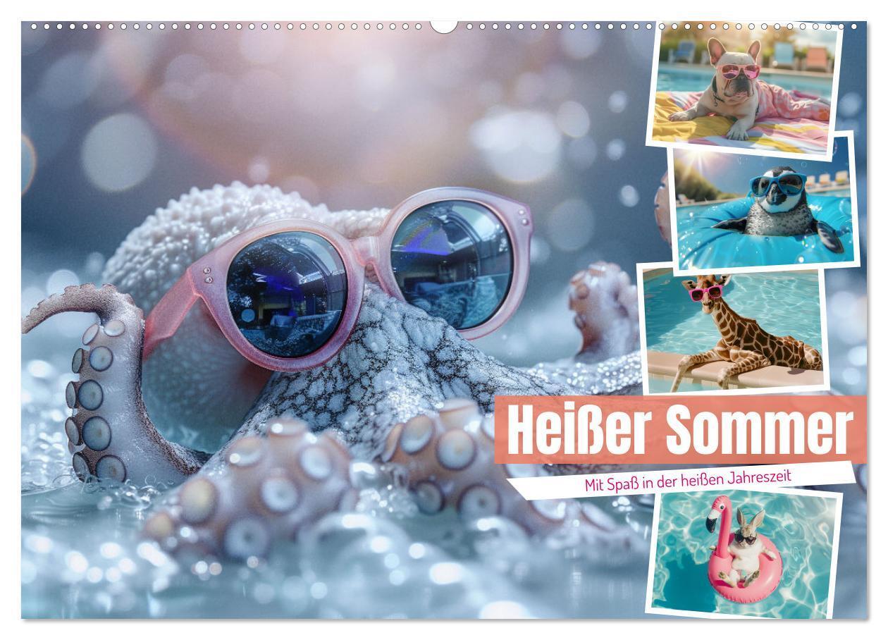 Cover: 9783457210659 | Heißer Sommer (Wandkalender 2025 DIN A2 quer), CALVENDO Monatskalender