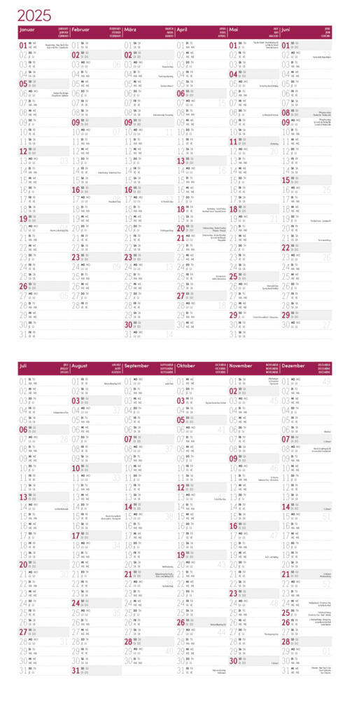 Bild: 9783838445199 | Verrückte Hühner Kalender 2025 - 30x30 | Ackermann Kunstverlag | 28 S.