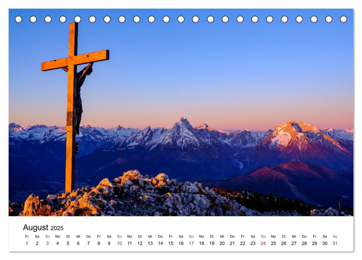 Bild: 9783435153879 | Berchtesgadener Berge im Licht (Tischkalender 2025 DIN A5 quer),...