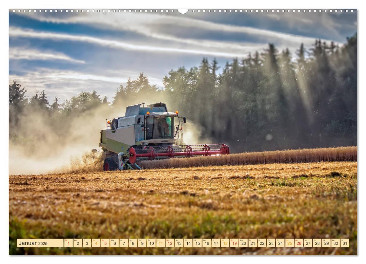 Bild: 9783435291342 | Giganten in der Landwirtschaft - Mähdrescher (Wandkalender 2025 DIN...