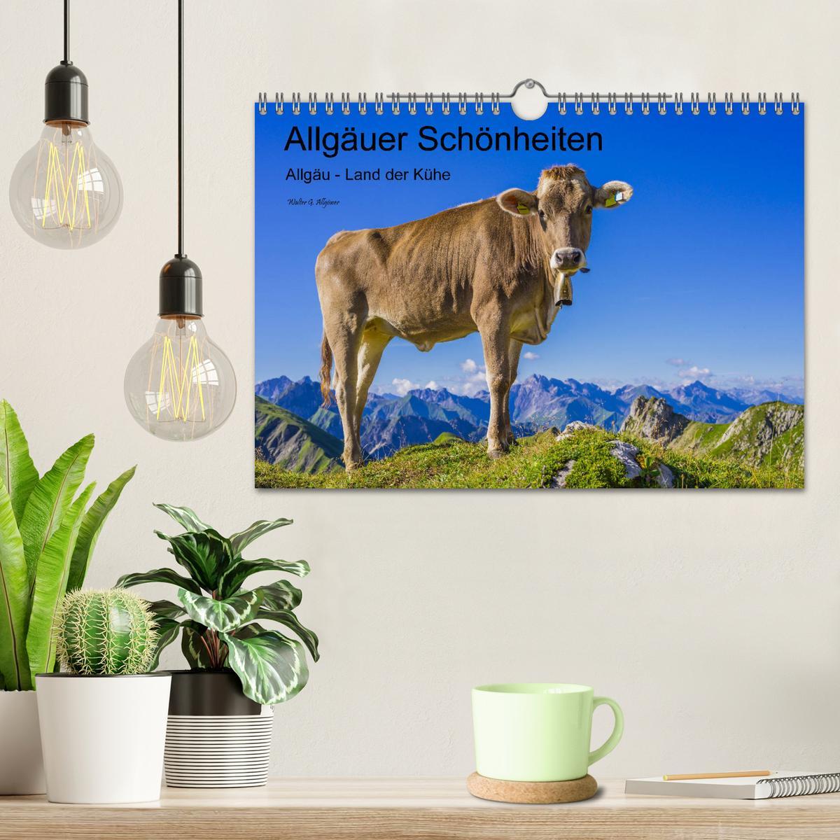 Bild: 9783435347865 | Allgäuer Schönheiten Allgäu - Land der Kühe (Wandkalender 2025 DIN...