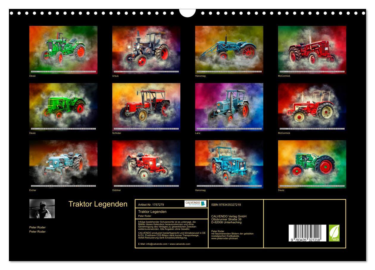 Bild: 9783435327218 | Traktor Legenden (Wandkalender 2025 DIN A3 quer), CALVENDO...