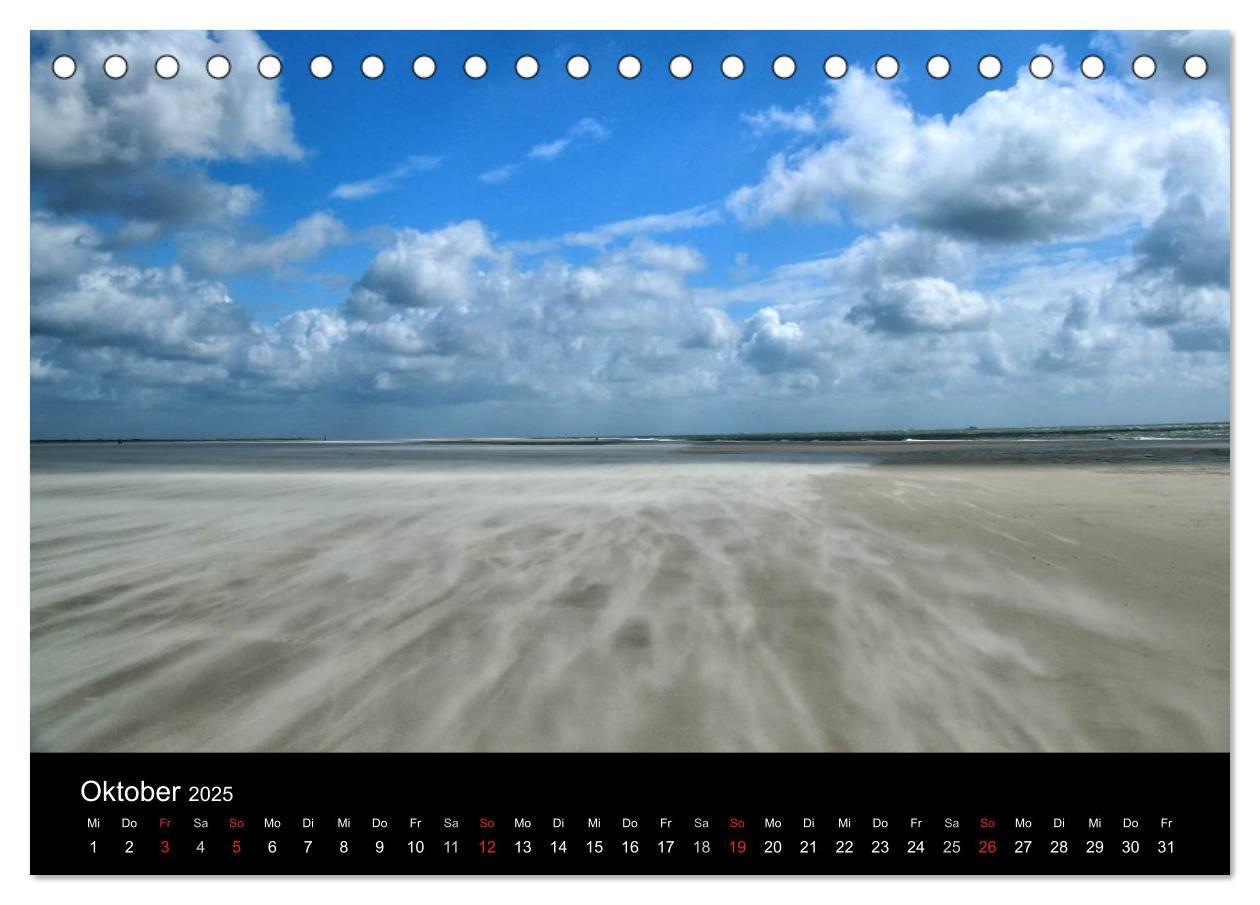 Bild: 9783435587667 | Amrum, Perle der Nordsee (Tischkalender 2025 DIN A5 quer), CALVENDO...