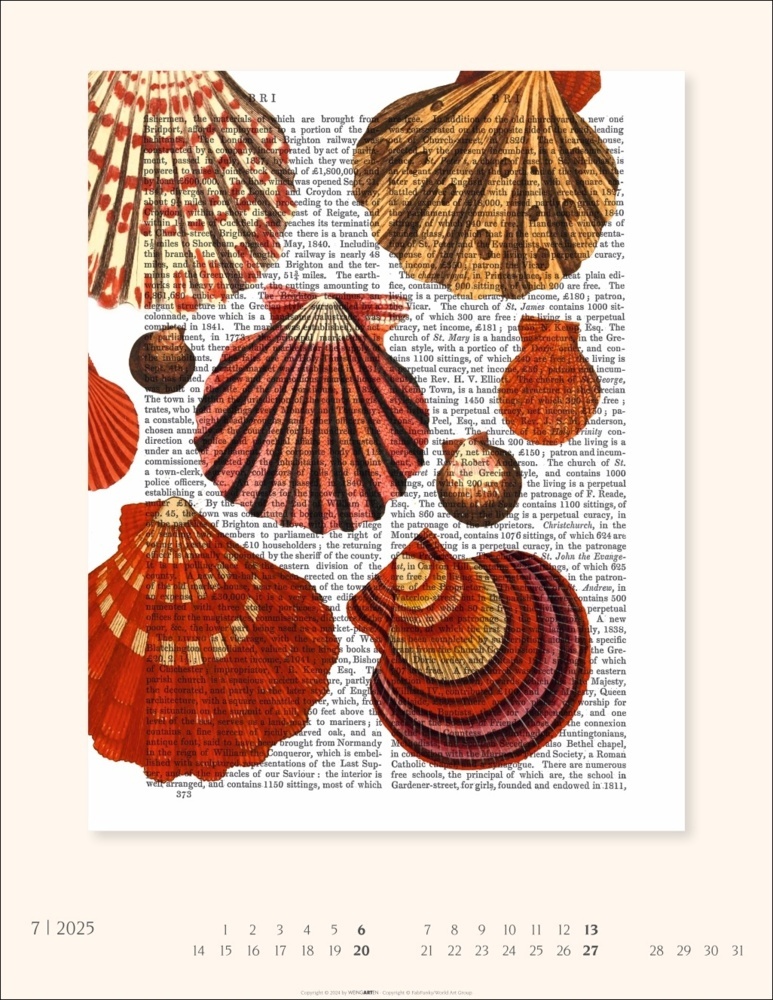 Bild: 9783839901342 | Vintage Book Art Kalender 2025 | Kalender | Spiralbindung | 14 S.