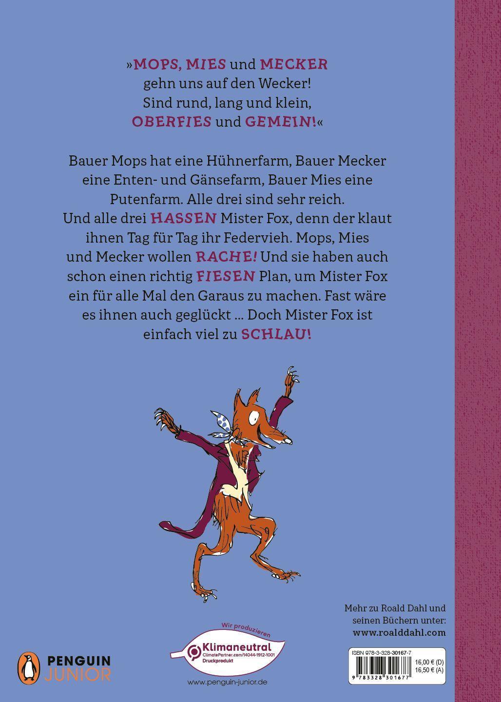 Bild: 9783328301677 | Der fantastische Mr. Fox | Roald Dahl | Buch | 112 S. | Deutsch | 2022