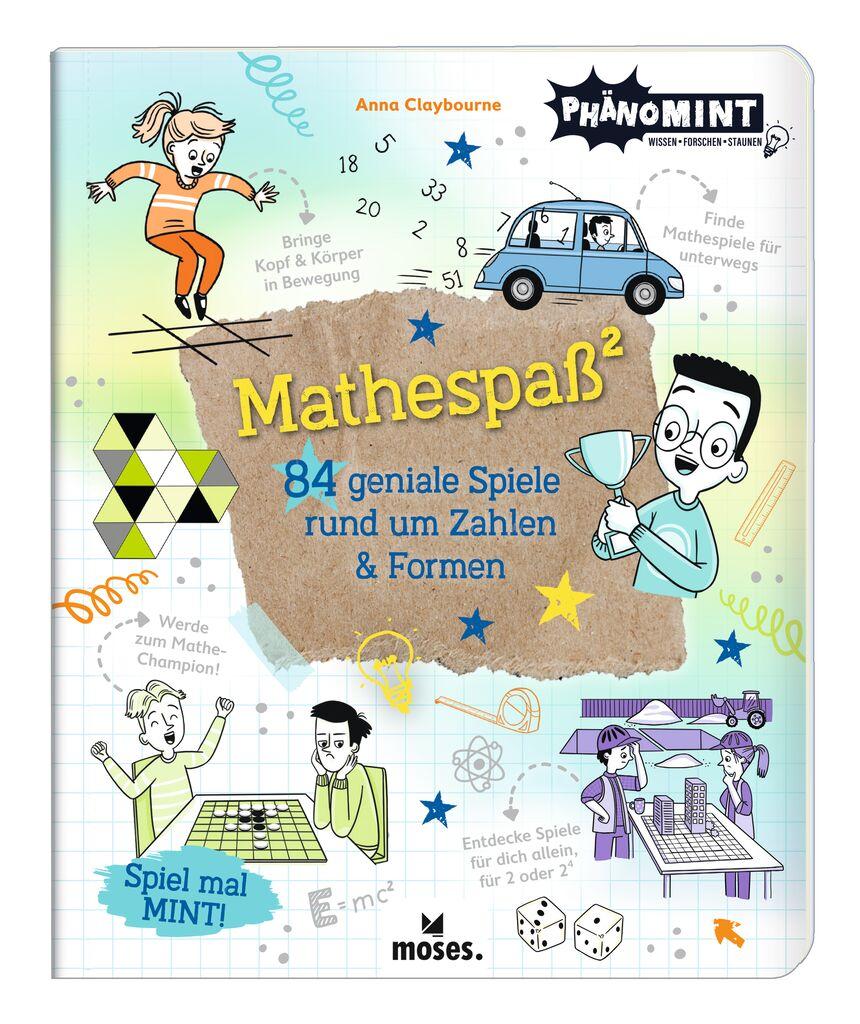 Cover: 9783964553201 | PhänoMINT Mathespaß² | 84 geniale Spiele rund um Zahlen und Formen