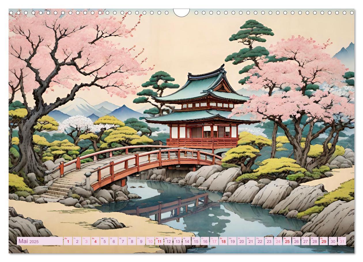 Bild: 9783383824982 | Hanami in Japan (Wandkalender 2025 DIN A3 quer), CALVENDO...