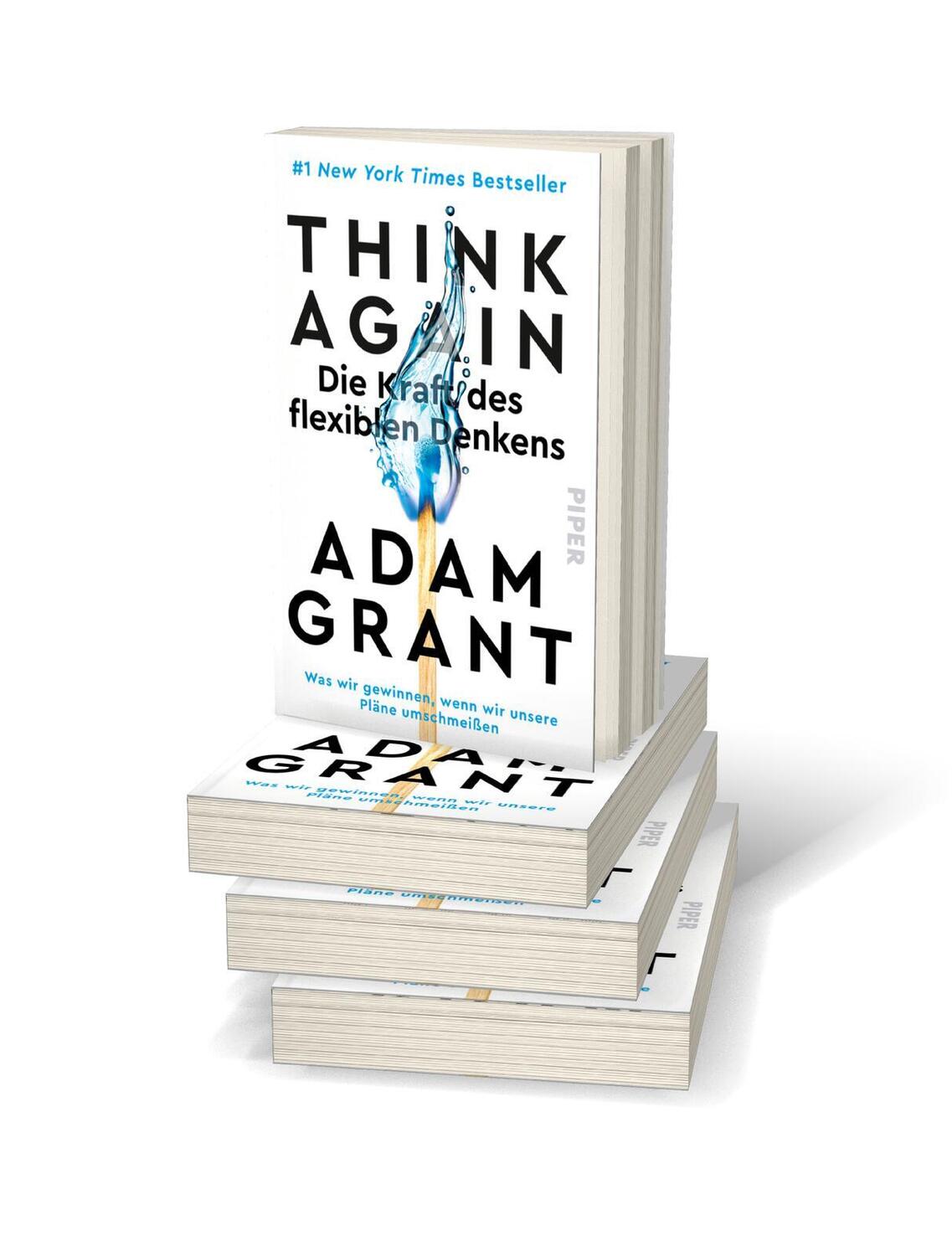 Bild: 9783492320108 | Think Again - Die Kraft des flexiblen Denkens | Adam Grant | Buch