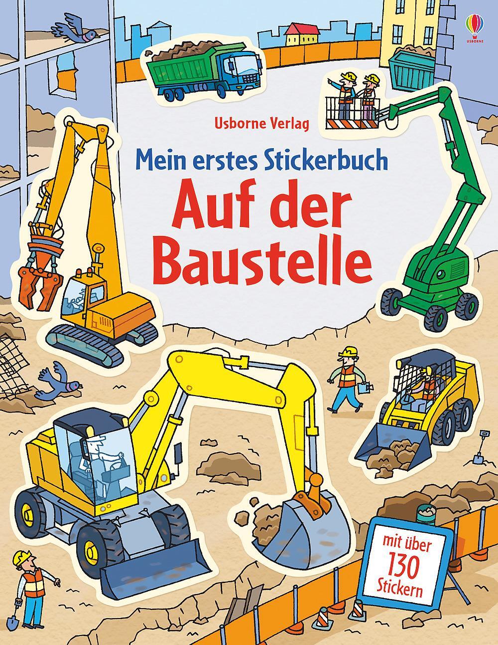 Cover: 9781782328964 | Mein erstes Stickerbuch: Auf der Baustelle | Jessica Greenwell | Buch