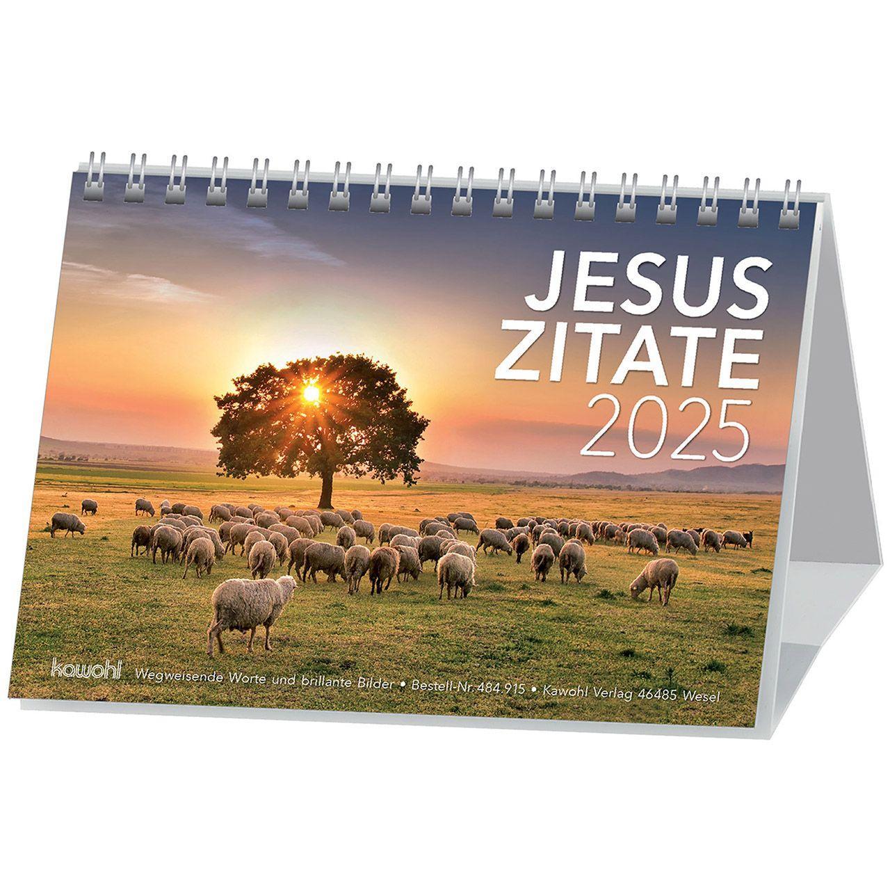 Cover: 9783754891551 | Jesus Zitate 2025 | Kalender | 14 S. | Deutsch | 2025