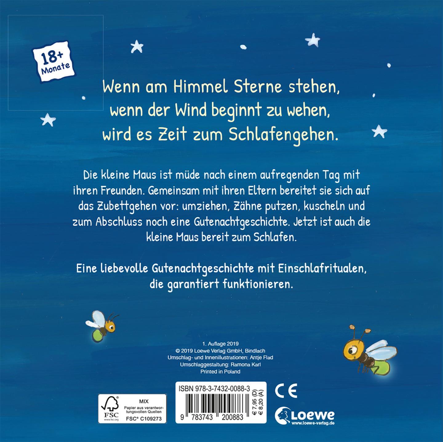 Rückseite: 9783743200883 | Wenn am Himmel Sterne stehen | mit Einschlafritualen | Katja Reider