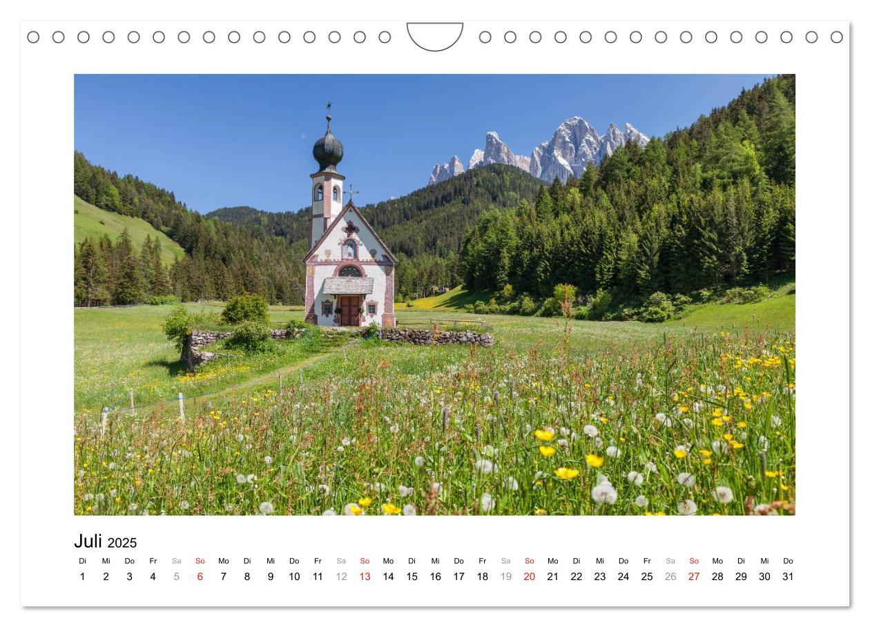 Bild: 9783435682683 | Sehnsucht nach Südtirol (Wandkalender 2025 DIN A4 quer), CALVENDO...