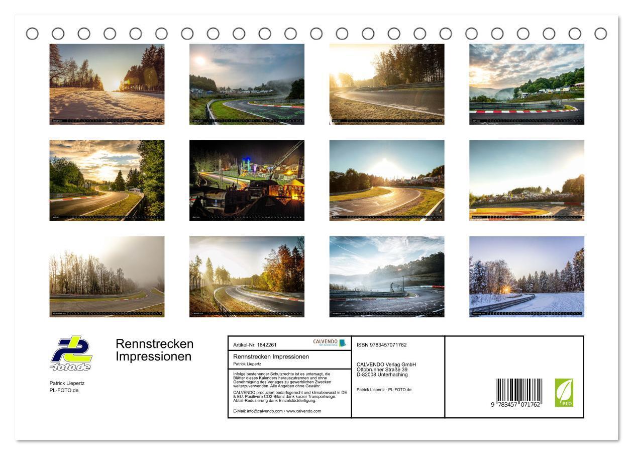 Bild: 9783457071762 | Rennstrecken Impressionen (Tischkalender 2025 DIN A5 quer),...