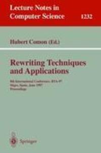 Cover: 9783540629504 | Rewriting Techniques and Applications | Hubert Comon | Taschenbuch