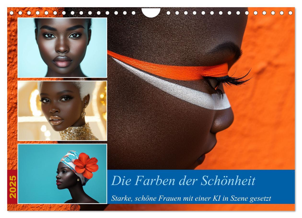 Cover: 9783457195680 | Die Farben der Schönheit (Wandkalender 2025 DIN A4 quer), CALVENDO...