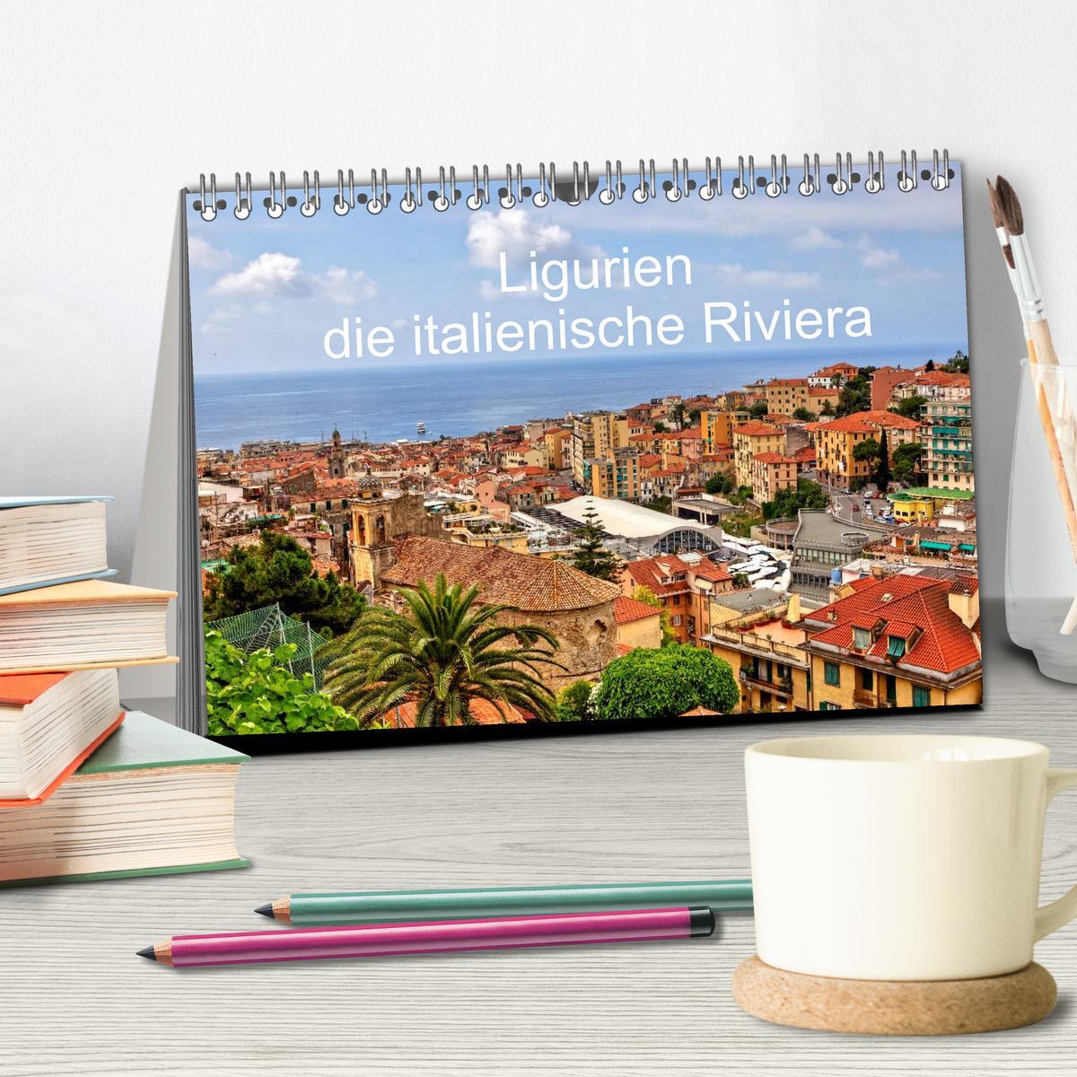 Bild: 9783435825844 | Ligurien - die italienische Riviera (Tischkalender 2025 DIN A5...