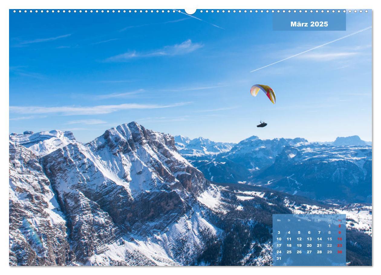 Bild: 9783435178643 | Paragliding - Aufbruch zu neuen Höhenflügen (Wandkalender 2025 DIN...