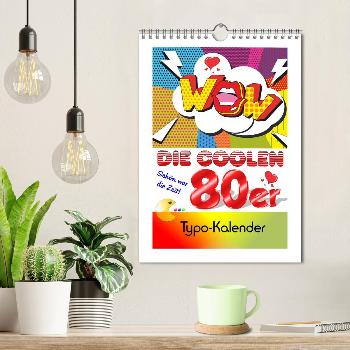 Bild: 9783435946617 | Die coolen 80er. Schön war die Zeit! (Wandkalender 2025 DIN A4...