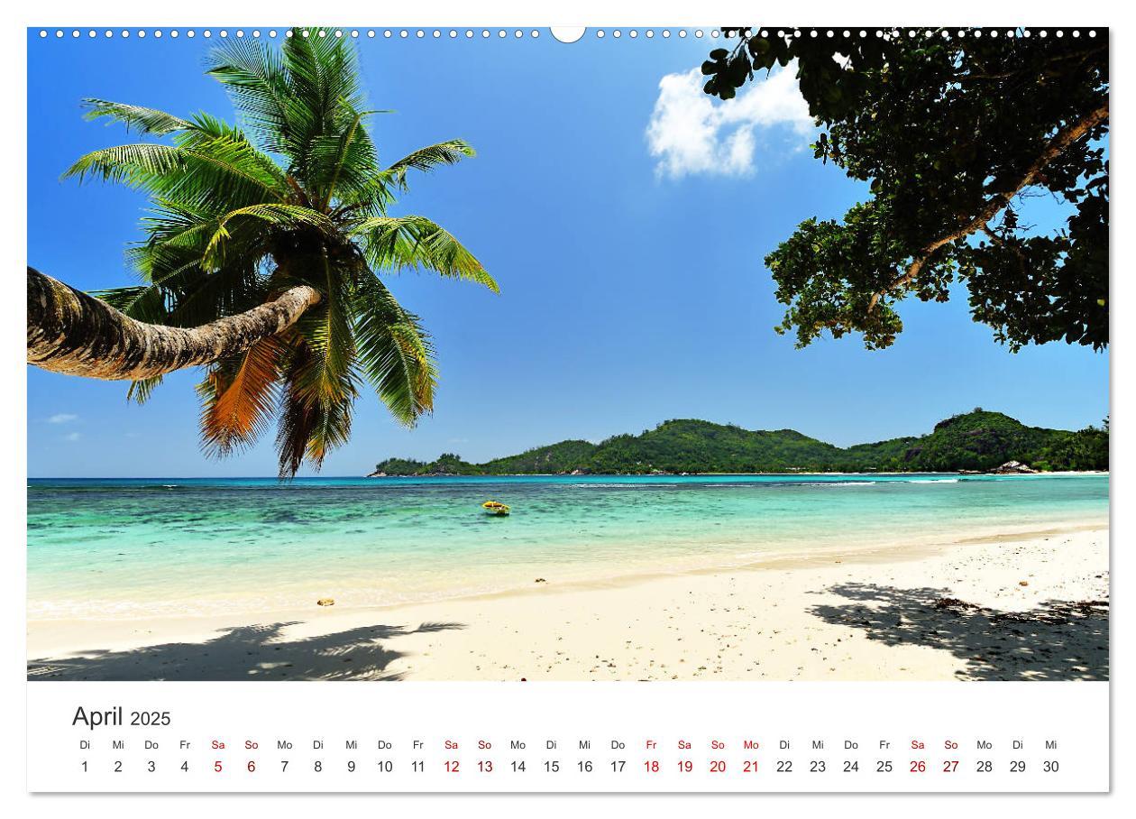 Bild: 9783435439744 | Traumstrände der Seychellen (Wandkalender 2025 DIN A2 quer),...