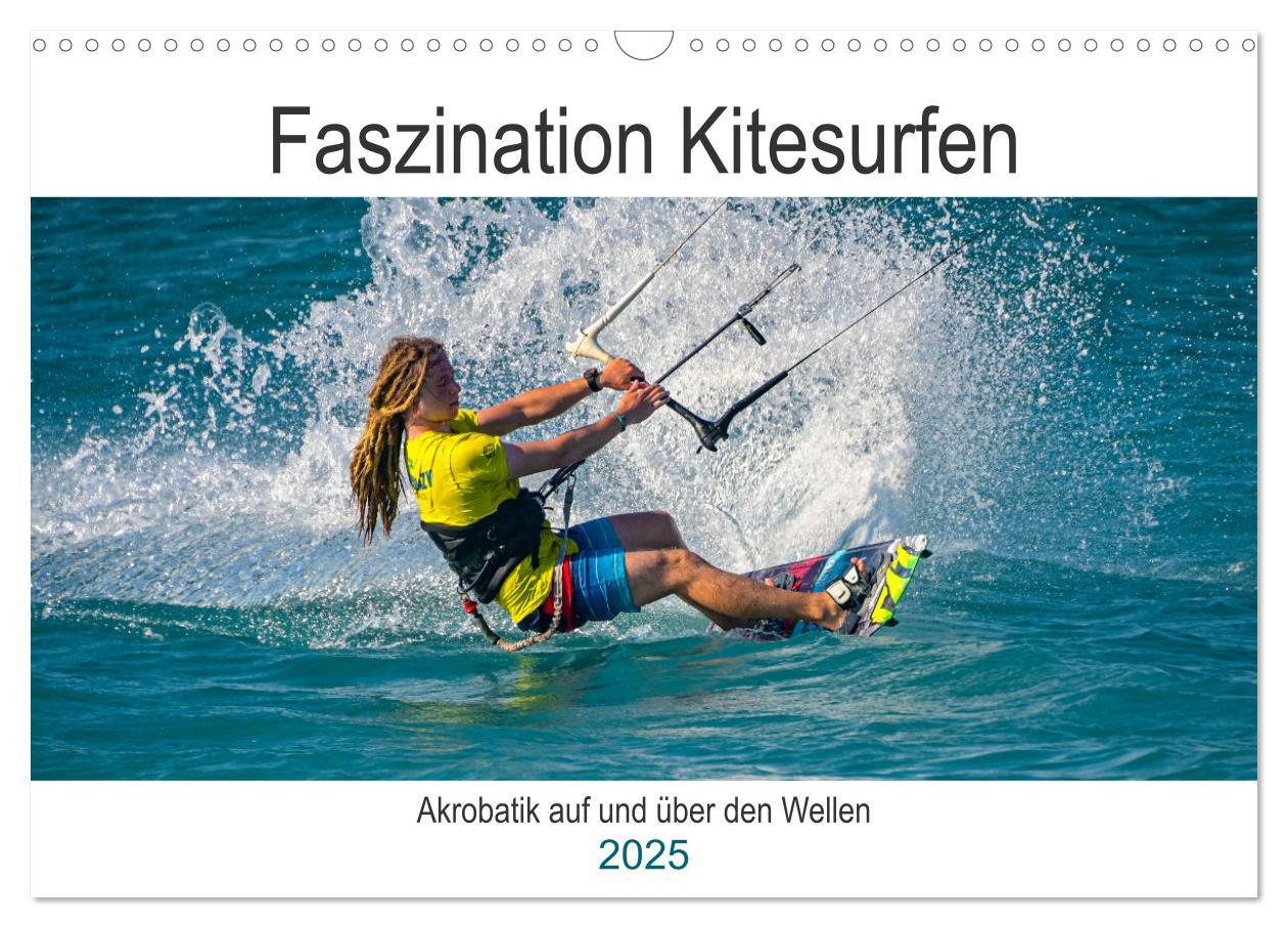 Cover: 9783435100606 | Faszination Kitesurfen (Wandkalender 2025 DIN A3 quer), CALVENDO...