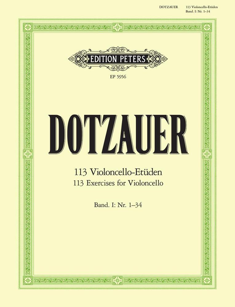 Cover: 9790014042608 | 113 Violoncello-Etüden - Heft 1: Nr. 1 -34 | Dotzauer | Broschüre