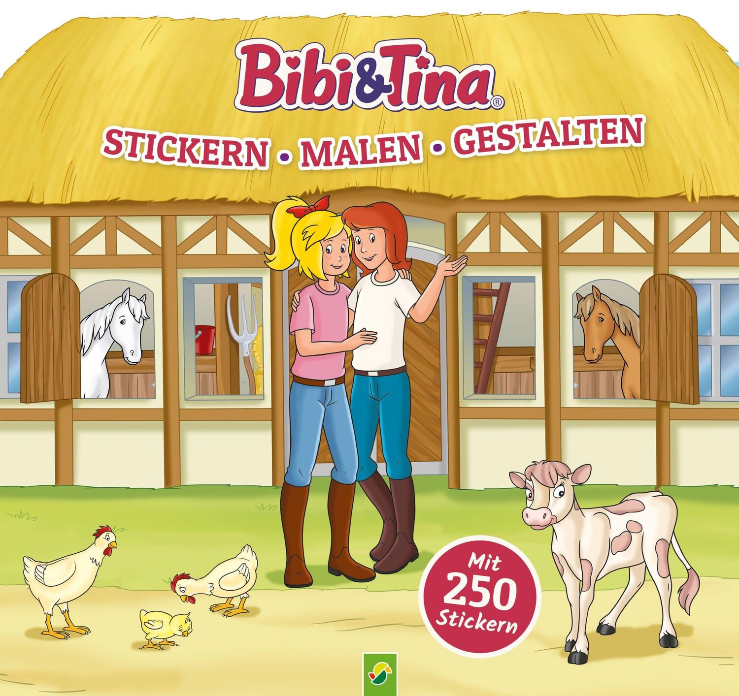 Cover: 9783849932701 | Bibi &amp; Tina - Stickern, Malen, Gestalten. Mit 250 Stickern | Verlag