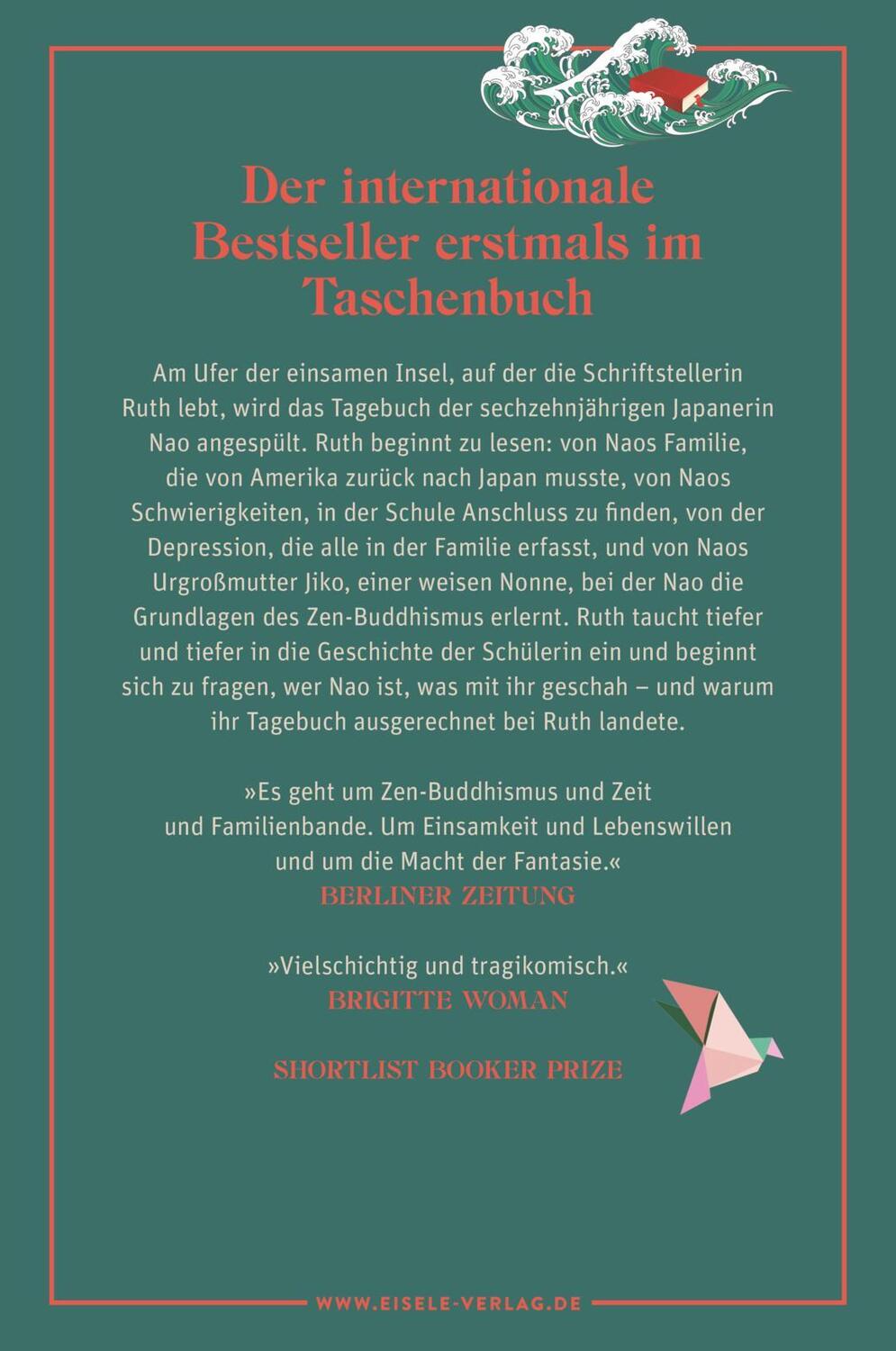 Rückseite: 9783961611560 | Geschichte für einen Augenblick | Ruth Ozeki | Taschenbuch | 592 S.