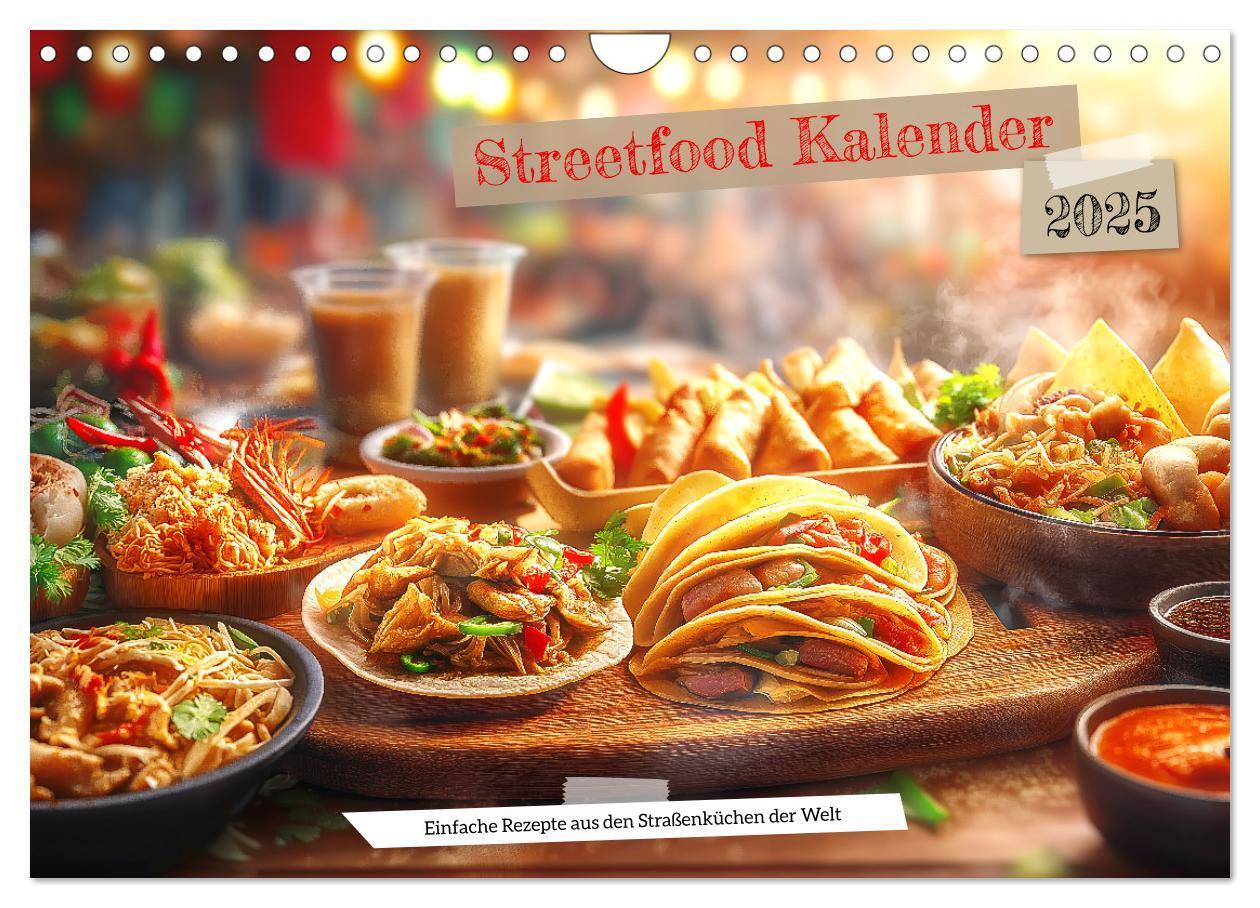 Cover: 9783457208618 | Streetfood Kalender - Einfache Rezepte aus den Straßenküchen der...