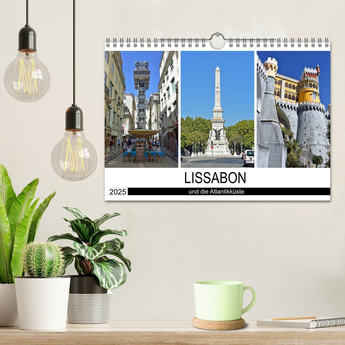 Bild: 9783435218622 | LISSABON und die Atlantikküste (Wandkalender 2025 DIN A4 quer),...