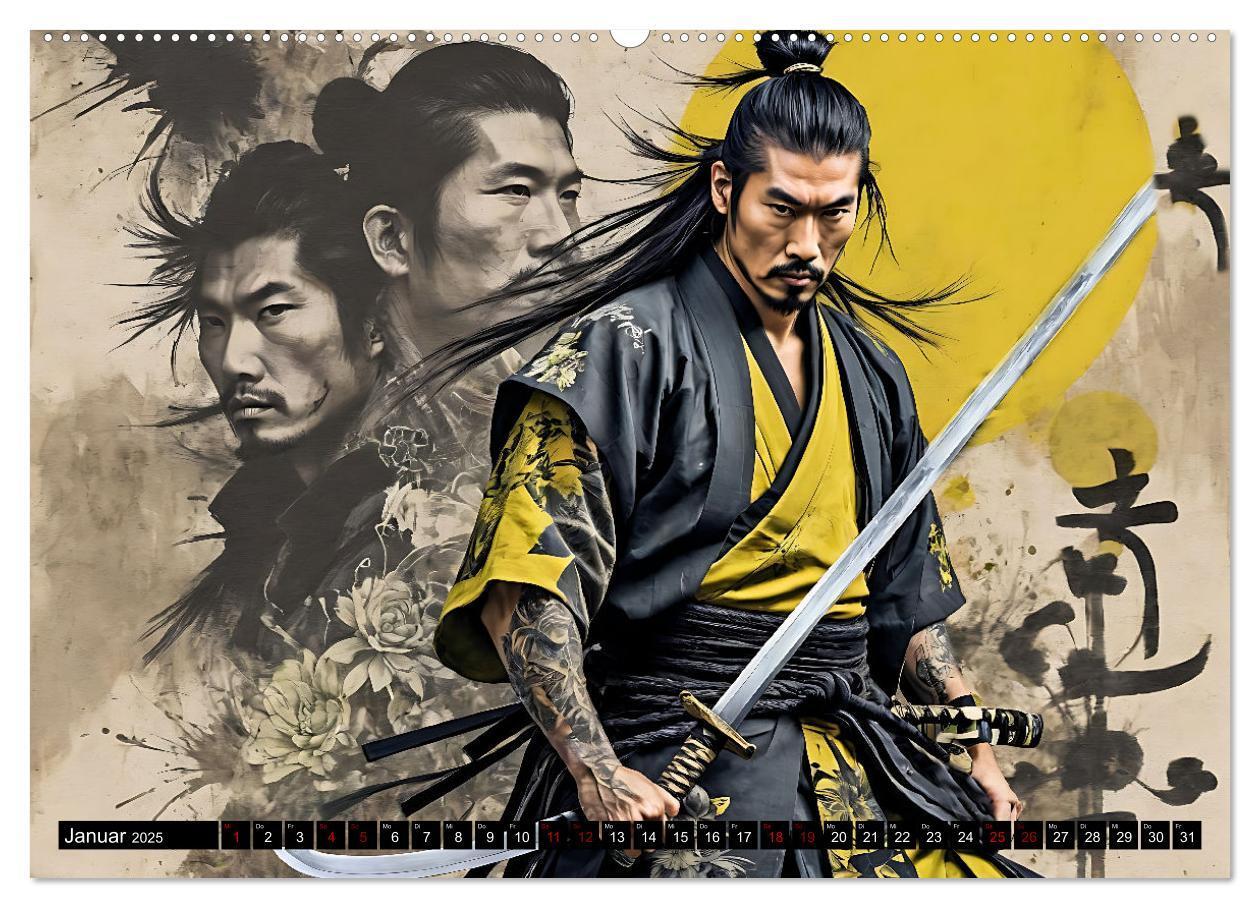 Bild: 9783457169100 | Samurai - Asian Spirit (hochwertiger Premium Wandkalender 2025 DIN...