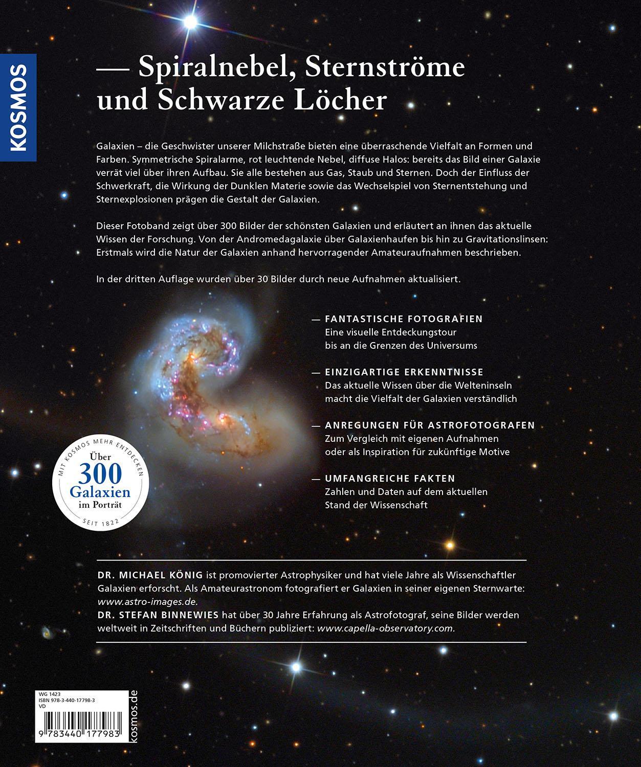 Rückseite: 9783440177983 | Bildatlas der Galaxien | Michael König (u. a.) | Buch | 448 S. | 2024