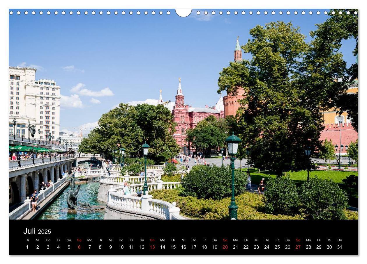 Bild: 9783435644247 | Moskau 2025 (Wandkalender 2025 DIN A3 quer), CALVENDO Monatskalender