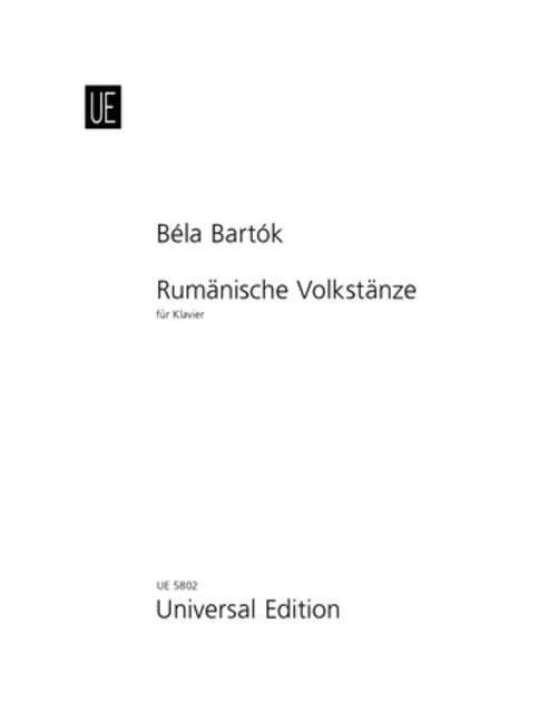 Cover: 9783702410650 | Rumänische Volkstänze | für Klavier. | Peter Bartók | Broschüre | Buch