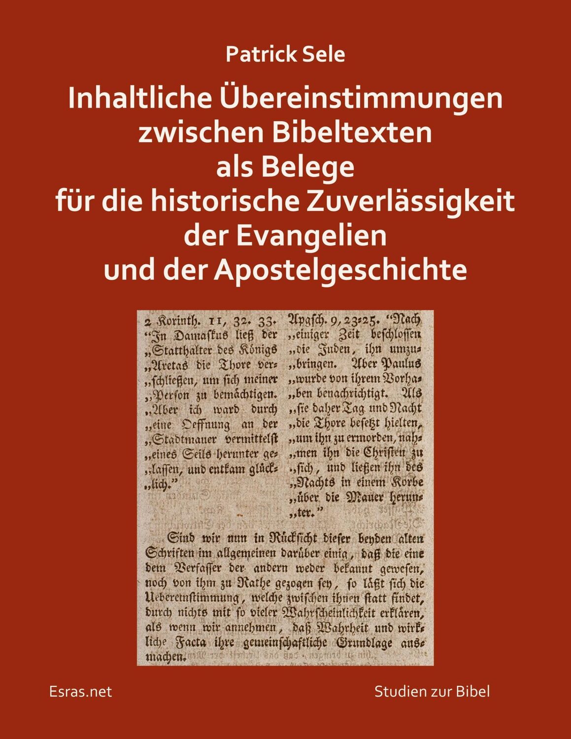 Cover: 9783038900849 | Inhaltliche Übereinstimmungen zwischen Bibeltexten als Belege für...