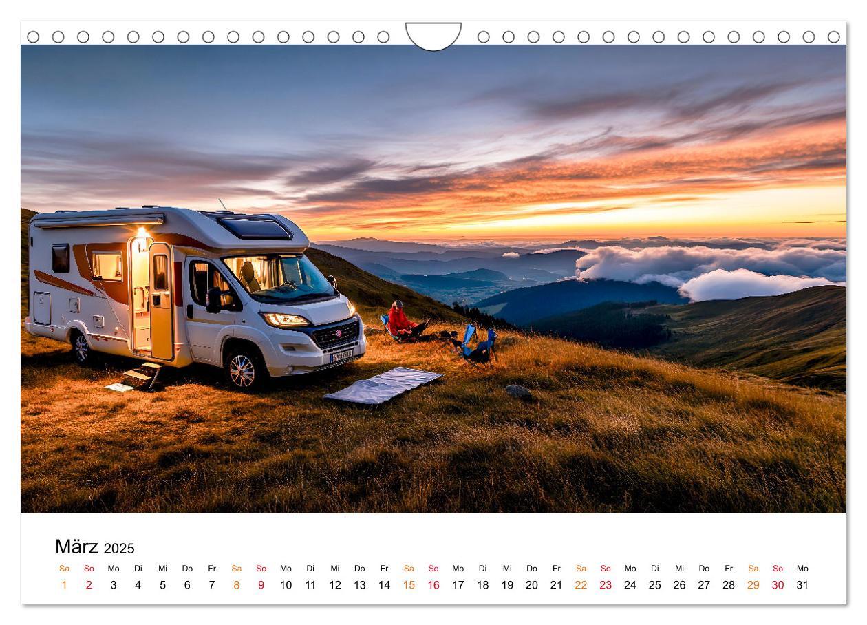 Bild: 9783457212158 | Wohnmobil grenzenlos (Wandkalender 2025 DIN A4 quer), CALVENDO...