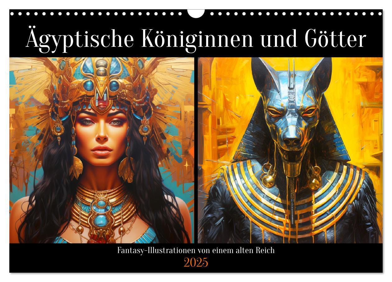 Cover: 9783383890086 | Ägyptische Königinnen und Götter. Fantasy-Illustrationen von einem...