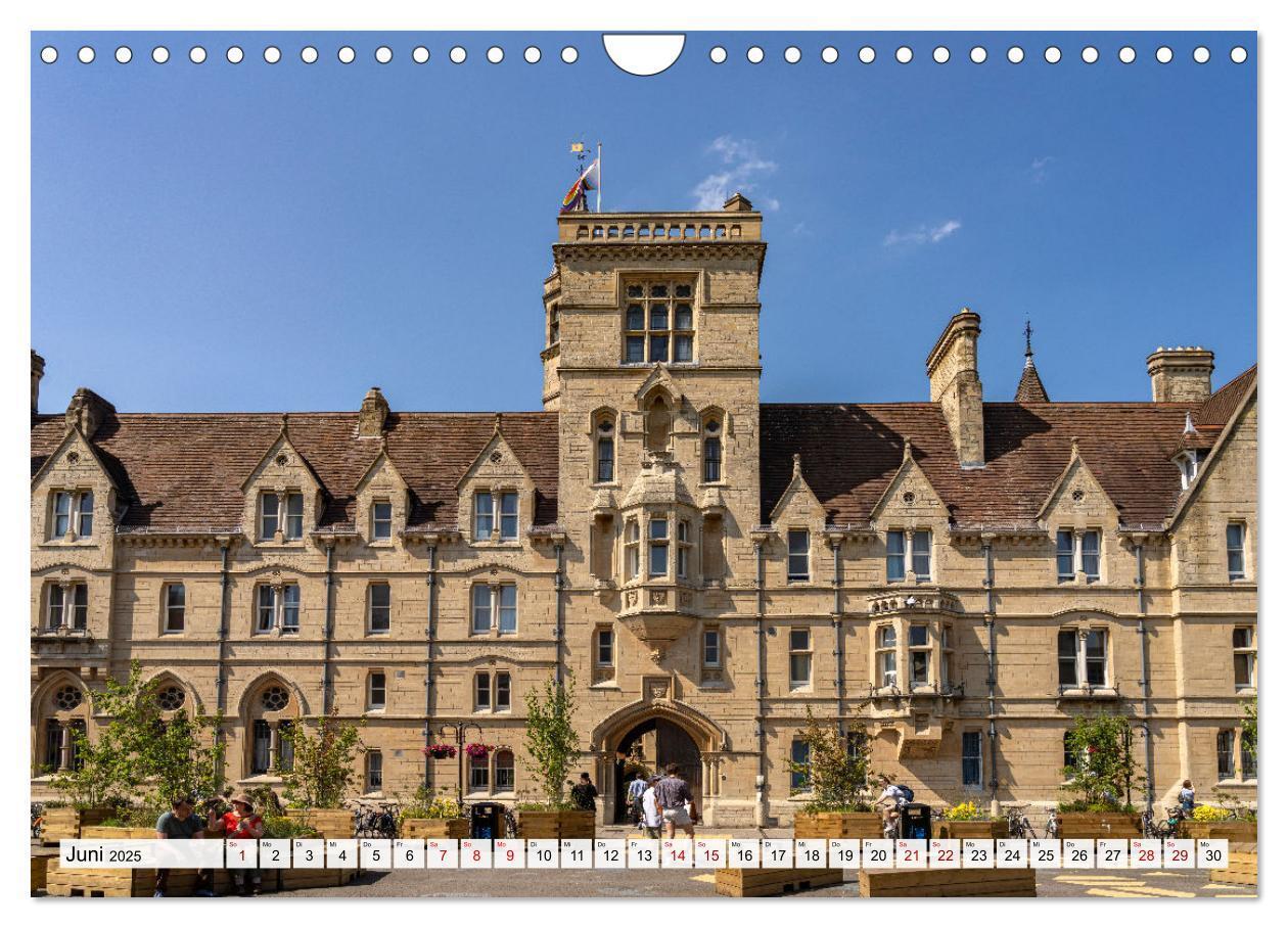 Bild: 9783383848926 | England - Oxford (Wandkalender 2025 DIN A4 quer), CALVENDO...