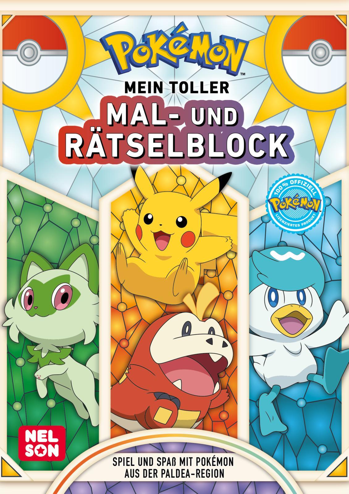 Cover: 9783845125114 | Pokémon Activity-Buch: Mein toller Mal- und Rätselblock | Steindamm