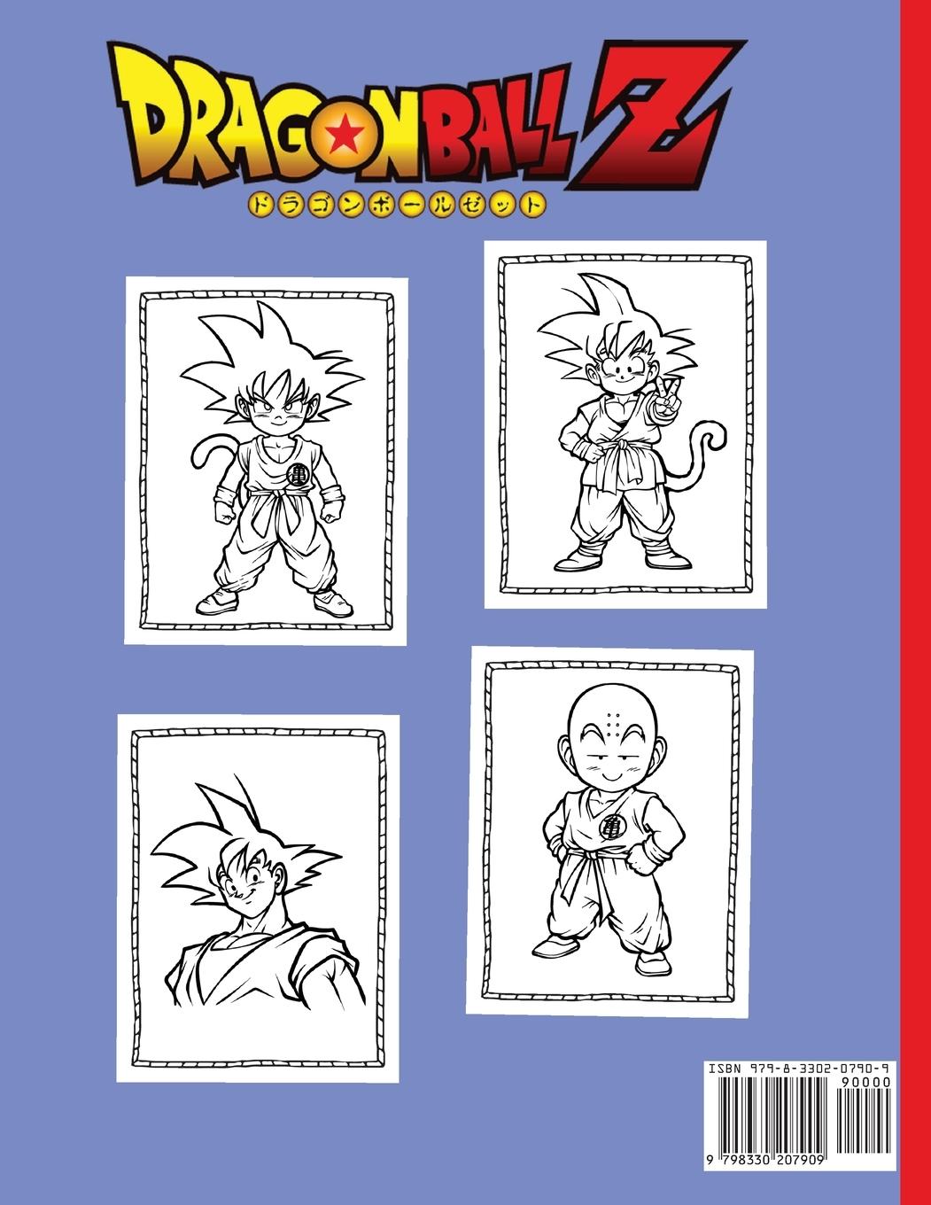 Cover: 9798330207909 | dragon ball z coloring book for kids | Scholostac Readers Licenses