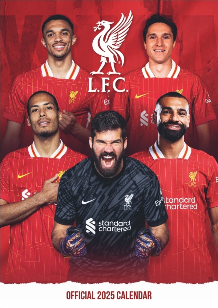 Cover: 9783840196836 | Liverpool Posterkalender 2025 | Kalender | Spiralbindung | 14 S.