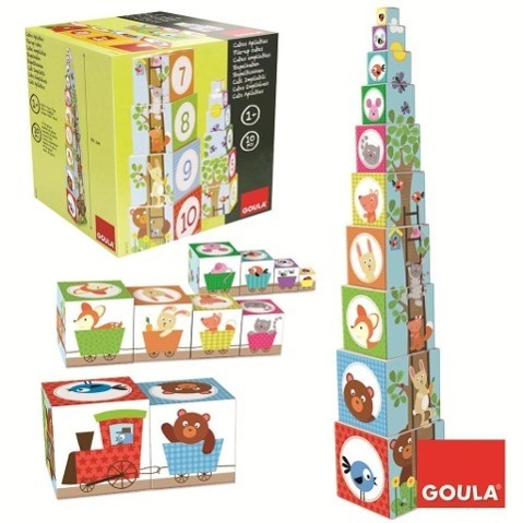 Cover: 8410446552193 | Goula Stapelturm Tiere | 10 Teile | Spiel | Deutsch | 2013